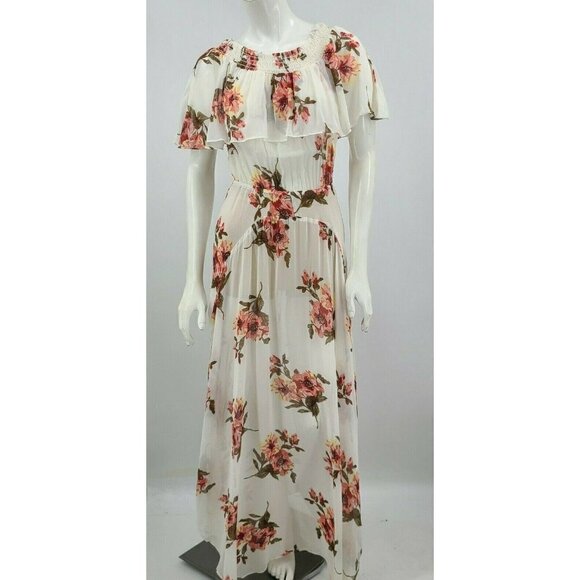New Flynn Skye Miranda Maxi Dress Floral Chiffon - Picture 7 of 12